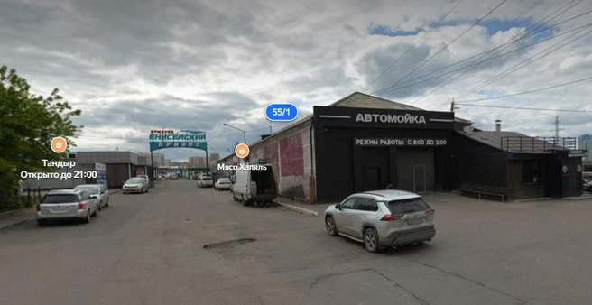 Автомойка, в которой (или в районе которой) договаривались о «таксе» в 10% | Источник: yandex.ru/maps