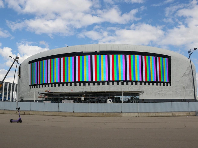 Строящаяся ледовая арена в Нижнем Новгороде требует дополнительного финансирования | Источник: NN.RU