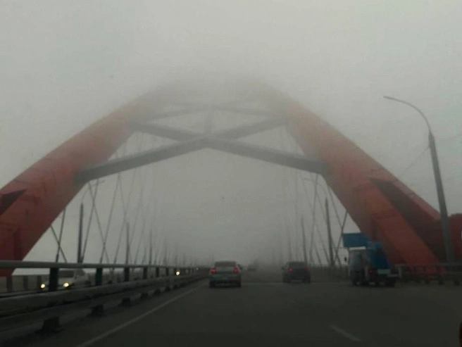 Постапокалиптичный кадр Бугринского моста | Источник: очевидец