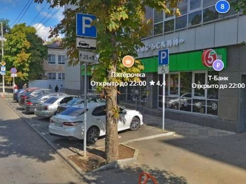 Парковка на Октябрьской  | Источник: yandex.ru