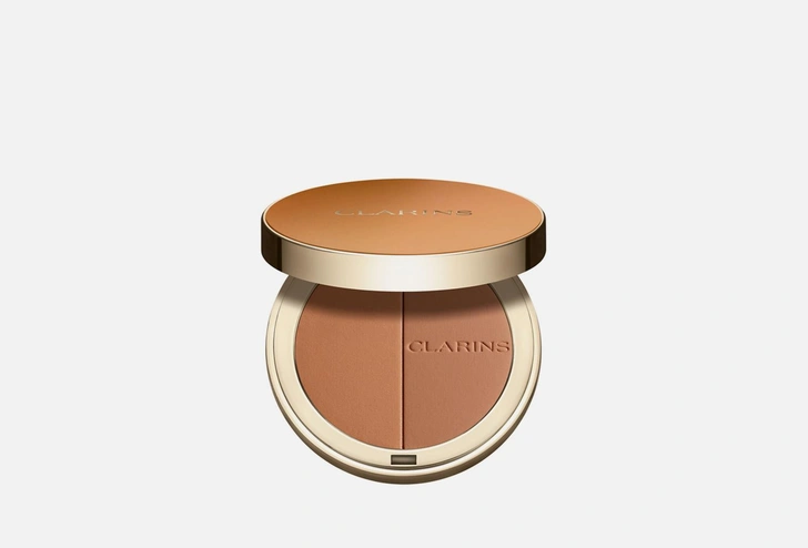 Компактная бронзирующая пудра, Clarins