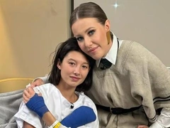 Собчак навестила в больнице Юлию Ван, искалеченную Михаилом Хубутией: «Есть видео с камер, заснявших его лицо»