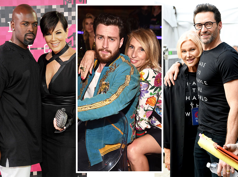 Крис Дженер и Кори Гэмбл, Сэм и Аарон Тейлор-Джонсон, Хью Джекман и Деборра-Ли Фернесс | marieclaire.ru