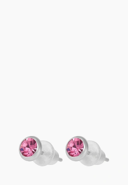 Серьги Ice&High Collection с розовым хрусталем