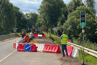 В Новгородском округе приступили к ремонту моста через Вишеру