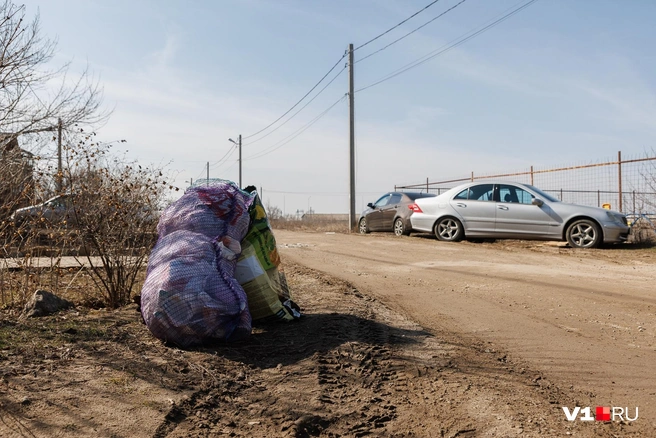 Мусор горожан забрать не получилось физически | Источник: Алексей Волхонский / V1.RU