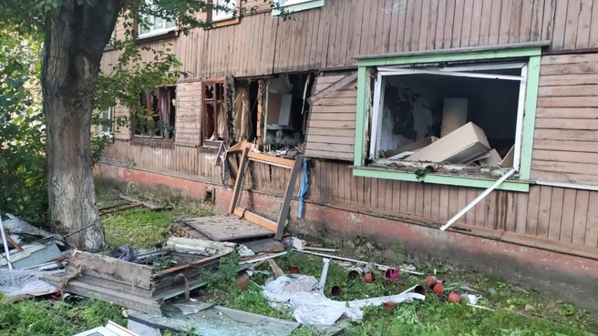 В жилом доме в Иркутске взорвался электрокотёл | Источник: СУ СКР по Иркутской области / T.me