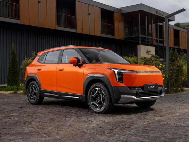 Evolute i-Joy — размером с Hyundai Creta, запас хода 386 км по CLTC, реально 250–300 км. | Источник: пресс-служба компании Evolute