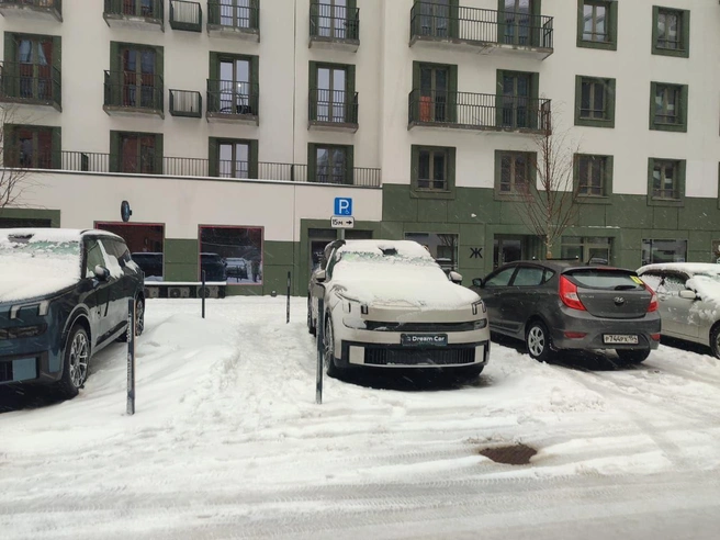 На парковочной территории находилось несколько машин от автосалона | Источник: читатель НГС