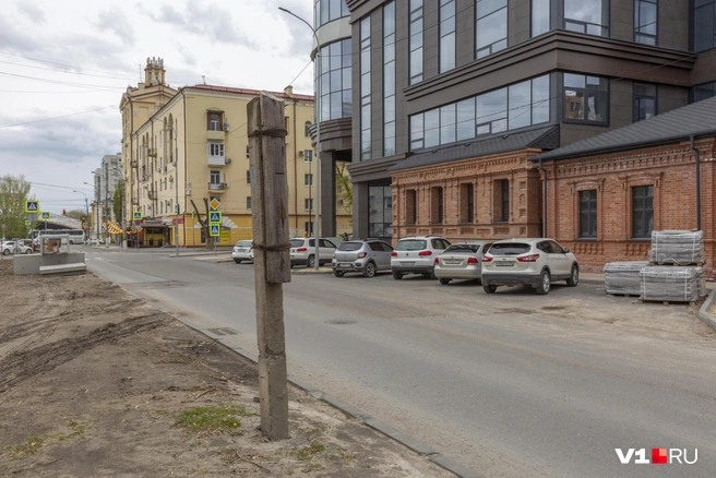 На всякий случай был спилен даже деревянный столб — вдруг он мог зазеленеть или преступно отбросить тень? | Источник: Константин Завриков / V1.RU