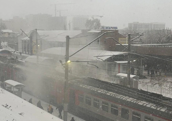 Как стало известно НГС, очевидцы заметили не дым, а пар | Источник: «АСТ-54 Black» / Telegram