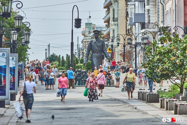 Сжали улицы… Так выглядит ВСЯ прогулочная часть Ленинградки в одном кадре | Источник: Роман Данилкин / 63.RU