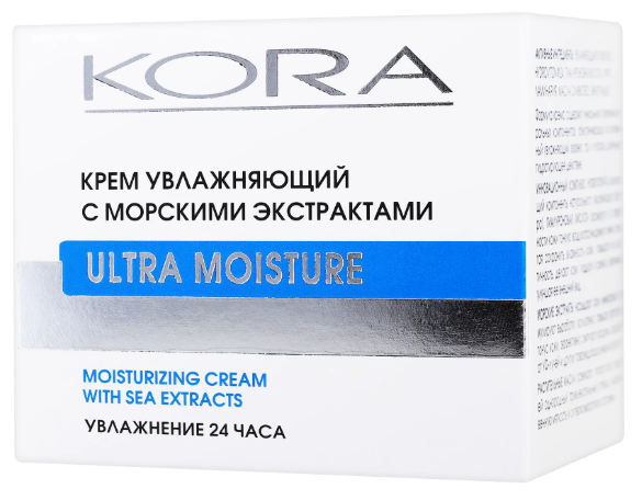 Kora Phytocosmetics Крем увлажняющий с морскими экстрактами для лица, шеи и области декольте