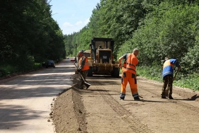 Работы на дороге Нестрино — Остров продолжаются