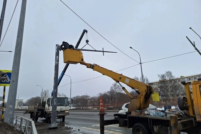 На трассе Южно-Сахалинск — Корсаков начали устанавливать светофоры