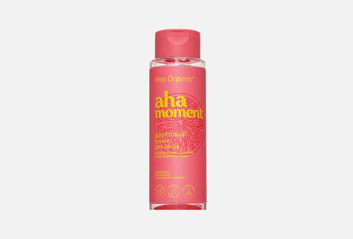 Тоник для лица Miss Organic Фруктовый АНА-MOMENT