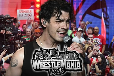 Джо Джонас спел гимн на WrestleMania