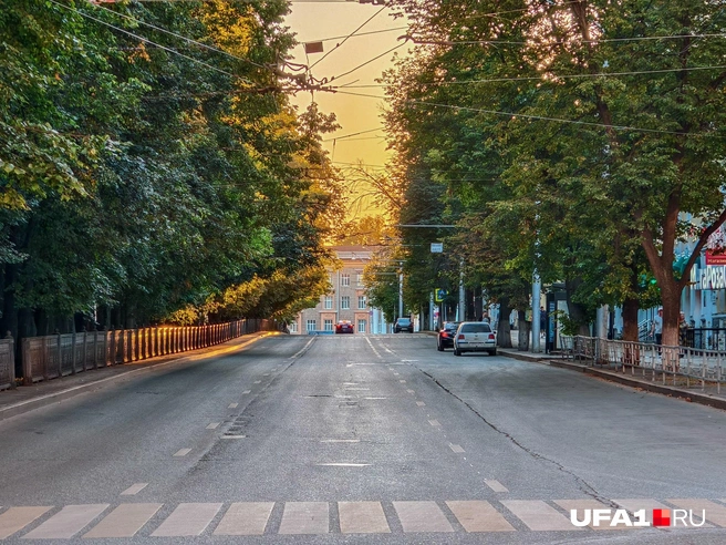 Вид в сторону площади Орджоникидзе | Источник: Булат Салихов / UFA1.RU