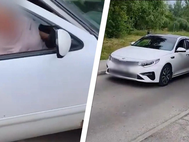 Одна из водителей отказалась пропускать встречные авто | Источник: «Типичный Октябрьский | Новосибирск» / ВКонтакте