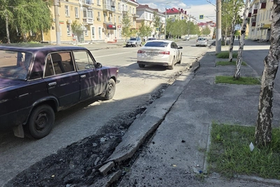 Ремонт дороги на улице Красина в Кургане начался спустя четыре года