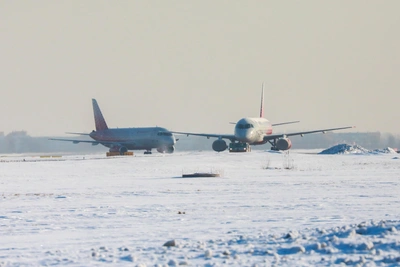 Росавиация предупреждает об отменах рейсов из-за снегопада