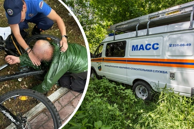 Новосибирец застрял рукой в велосипеде на Вокзальной магистрали