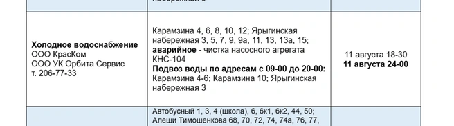 Время подключения снова перенесли | Источник: 005красноярск.рф