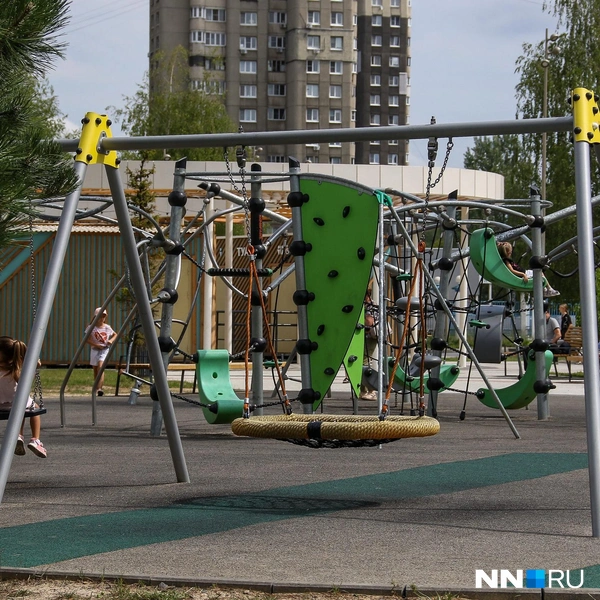 Детская площадка в парке | Источник: Наталья Бурухина / NN.RU