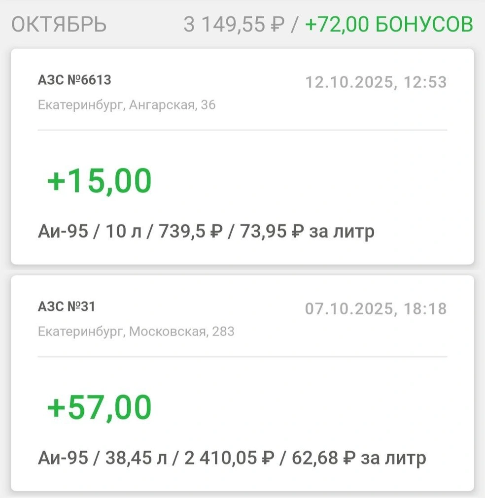 Топливо заметно подорожало | Источник: читатель E1.RU