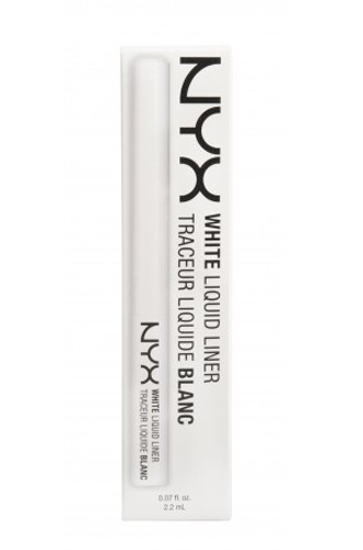 Жидкий лайнер белого цвета, NYX.