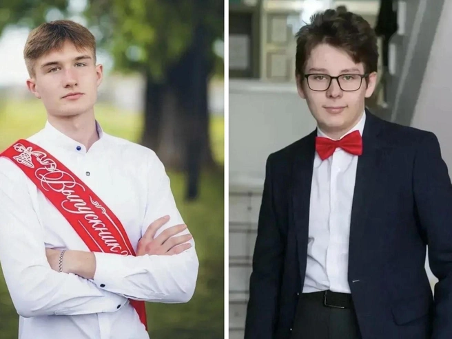 Артем Афанасьев и Сергей Маслов — новые стобалльники по математике и физике | Источник: Министерство образования Челябинской области / max.ru