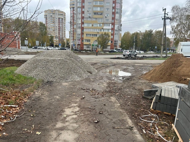 Дорогу омичи оборудовали для себя | Источник: Читатель NGS55.RU