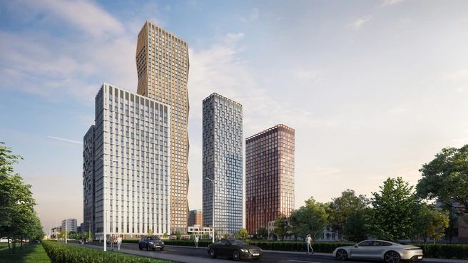 Группа Аквилон начинает строительство второй очереди INDY Towers в Хорошевском районе Москвы | Источник: ООО «Дрим Истейт»