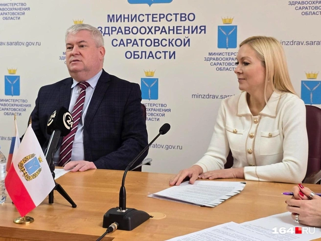 Еженедельный брифинг в минздраве | Источник: Семен Коротов-Майбах / 164.RU