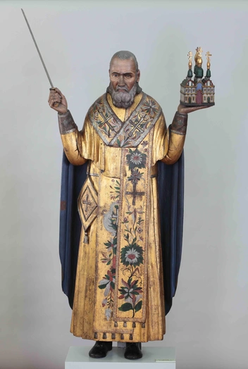 Никола Можайский из часовни деревни Зеленята | Источник: Пермская государственная художественная галерея 