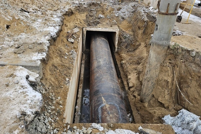 В Хабаровске завершили ремонт тепломагистрали