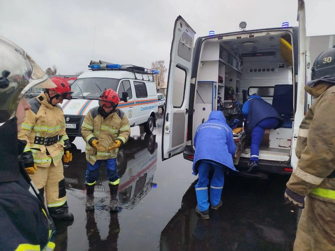 Одного из пострадавших пришлось госпитализировать | Источник: пресс-служба поисково-спасательной службы Удмуртии