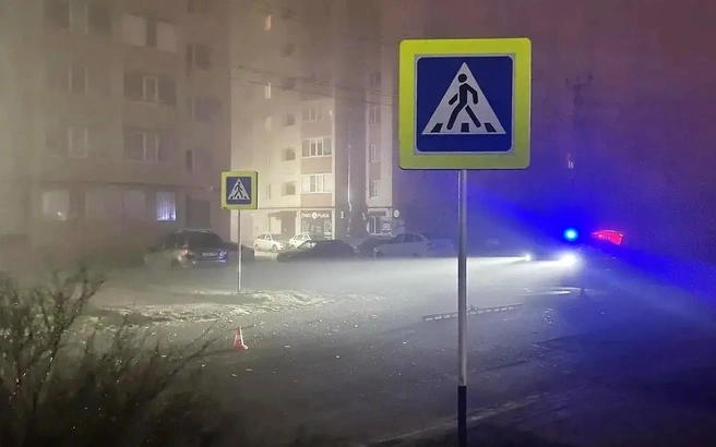 В городе был плотный туман | Источник: Госавтоинспекция Ставропольского края
