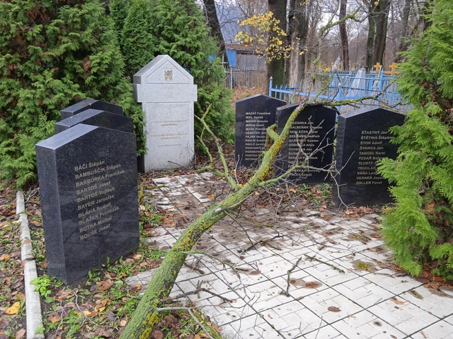 Кому-то не понравился мемориал бойцов чехословацкого корпуса | Источник: Дмитрий Сильнов / 173. RU