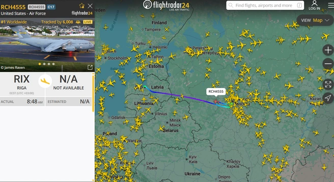Источник: flightradar24.com