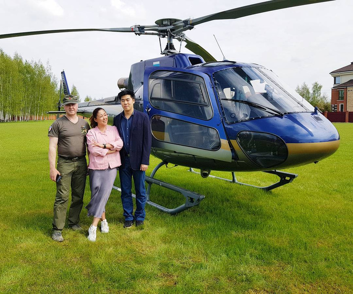 Денис Мацуев прибыл на Дачный фестиваль в Плёс на вертолете