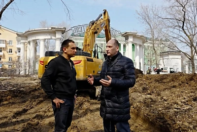 В Комсомольске завершается подготовка парка Строитель