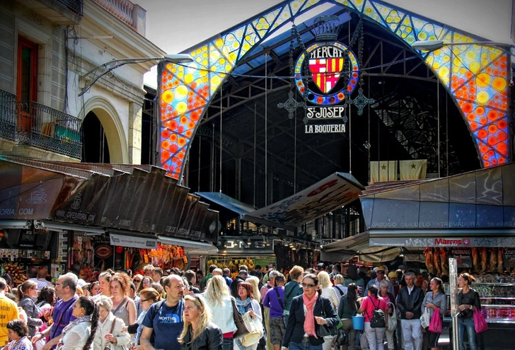 Рынок La Boqueria Барселона