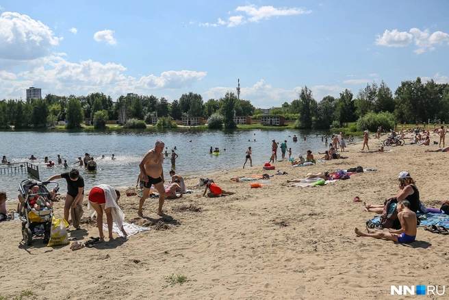 Сейчас в Нижнем Новгороде функционируют 14 пляжей | Источник: Наталья Бурухина / NN.RU