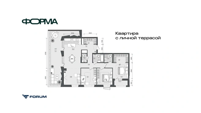 Терраса&nbsp;— прекрасное место для ужинов под звездами или завтраков под звуки просыпающегося города | Источник: Forum 