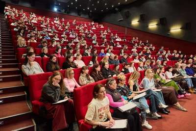 Тотальный диктант в Новосибирске: акция в кинотеатре «Победа»