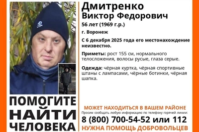 В Воронеже разыскивают мужчину, просят видео с регистраторов