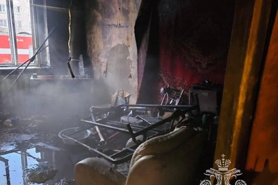Fire in Vsevolozhsky District apartment injures homeowner