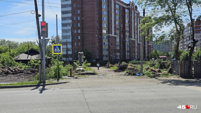 Раньше здесь были дома | Источник: Дарья Никитченко / 45.RU