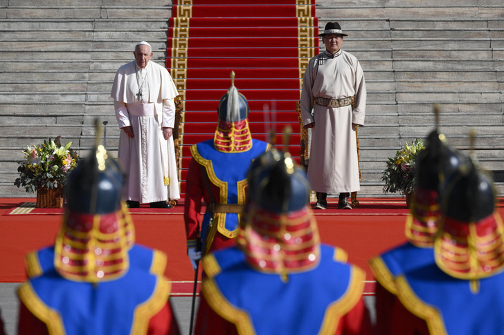 Папа Римский посетил Монголию
